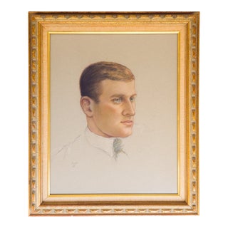 Portrait of a Handsome Man - Vivian Louise (Freundt) Gugel, C. 1967 For Sale