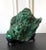 Early 20th Century Natural Malachite Rock on Display Stand as Chinese Scholar Stone For Sale - Image 4 of 9