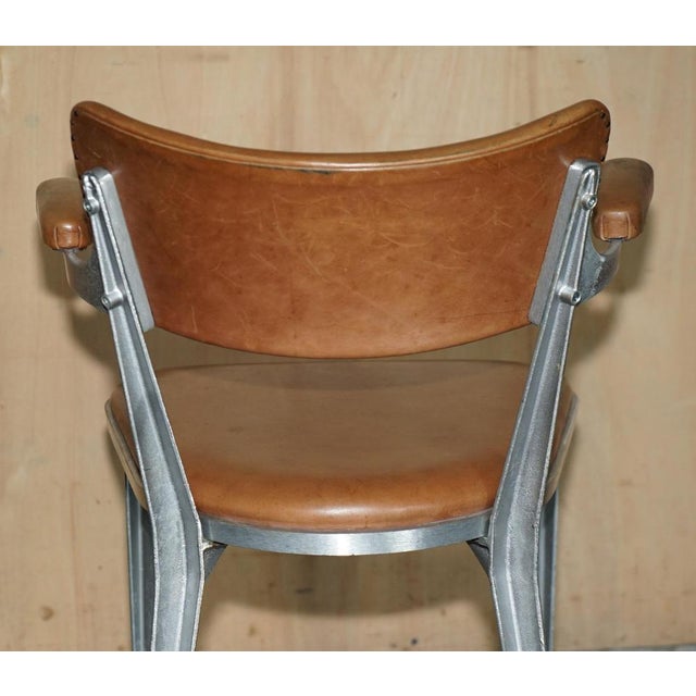 BA3 Chairs in Brown Leather by Ernest Race, 1950s, Set of 2 For Sale - Image 12 of 18