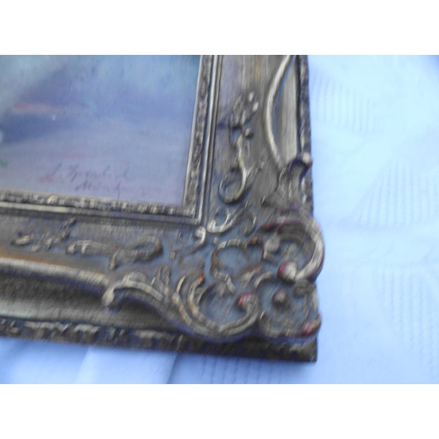 Sophie Sperlich, Victorian Cat, 1800s, Oil and Wood, Framed For Sale - Image 13 of 18