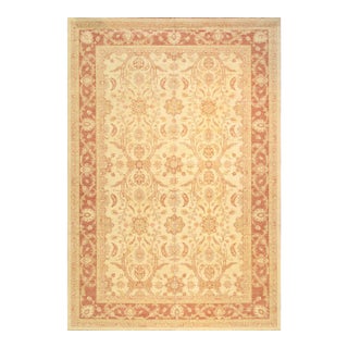Pasargad Home Ferehan Beige Wool Area Rug, 9' 1'' X 12' 0'' For Sale