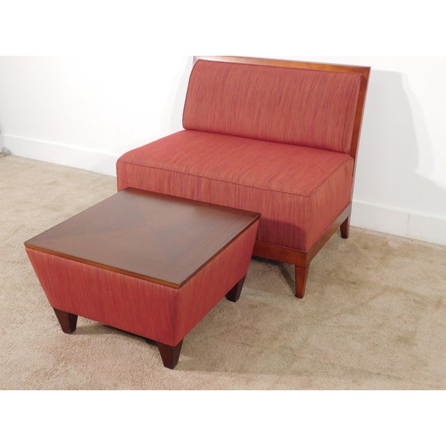 Modern Baker Furniture Company Archetype Armless Lounge Chair Ottoman Chairish Save eames lounge chair ottoman to get email alerts and updates on your ebay feed.+ chairish