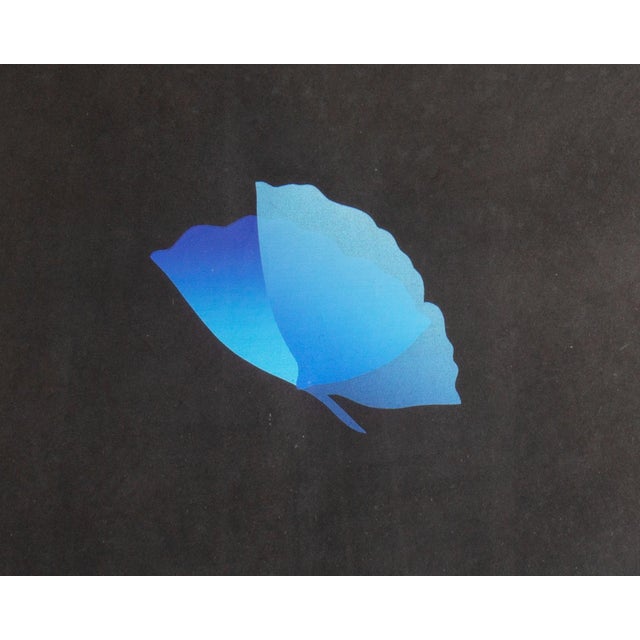 Contemporary “Papillon Fleur” Serigraph Print by Kozo Inoue For Sale - Image 3 of 8