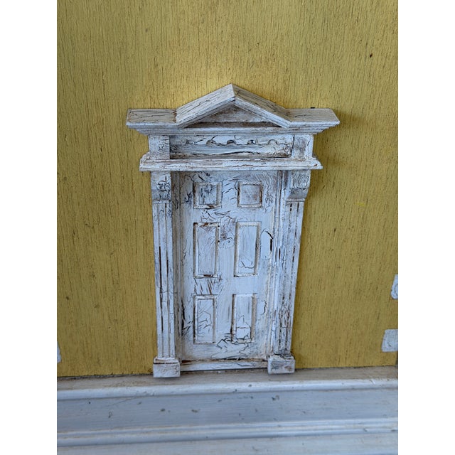 Vintage Trompe L’Oeil Folk Art “Charleston House” Cabinet by David Thompson For Sale - Image 4 of 12