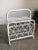 1960s White Bent Bamboo Magazine Rack For Sale - Image 4 of 8