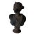 Antique Cast Iron Roman Goddess Diana Diana Bust Sculpture For Sale