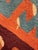Textile Vintage Indian Wool Chain Stitch Tapestry With Tribal Kilim Design, 4' × 6' For Sale - Image 7 of 12
