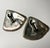 1980s Yaacov Heller Sterling Silver & Goldplate Sculptural Clip-on Earrings, Pair For Sale In New York - Image 6 of 7
