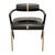 "Grecale" Chair, With Bronze & Stainless Steel, Tailor Made Leather For Sale - Image 4 of 11