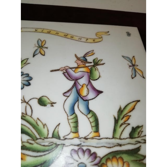 Tiles by Gio Ponti for Richard Ginori, Italy, 1940s, Set of 2 For Sale - Image 6 of 10