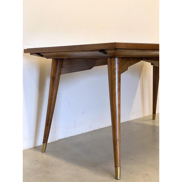 Blue Table in the style of Gio Ponti, 1950s For Sale - Image 8 of 18