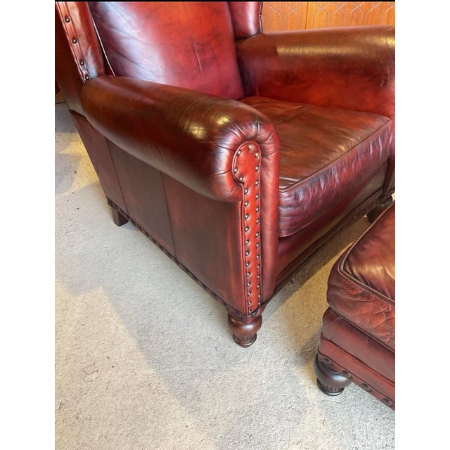 Wesley Hall Chairs with Ottoman, Set of 3 For Sale - Image 18 of 18