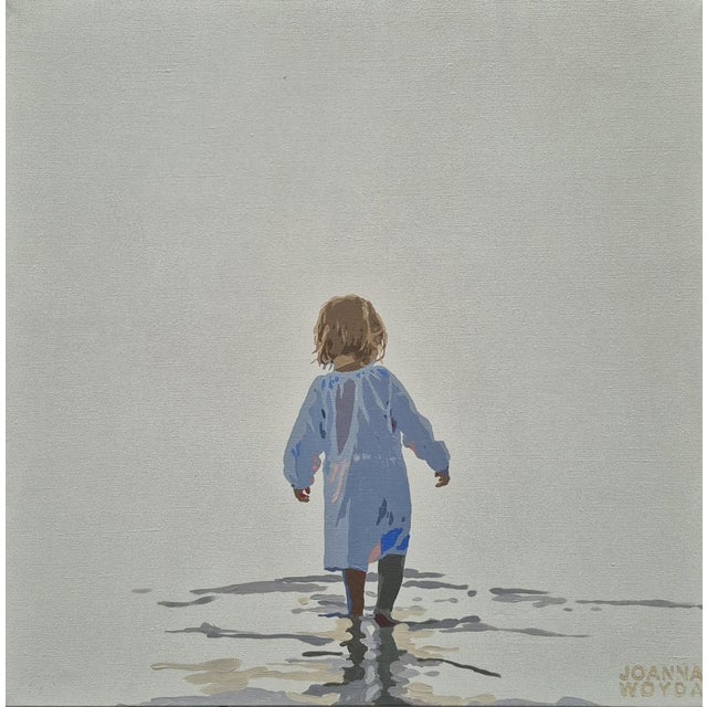 Joanna Woyda, the Beach: Evening, 2026, Acrylic on Canvas For Sale - Image 4 of 4