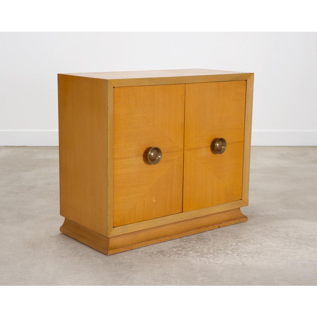 Mid 20th Century Tommi Parzinger for Charak Sideboard Server Two-Door Cabinet For Sale - Image 5 of 18
