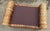 Vintage Woven Banana Leaf Ottoman With Upholstered Cushion For Sale In Naples, FL - Image 6 of 10