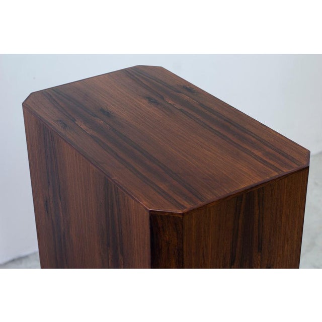 Danish Rosewood Pedestal from Ordupgaard Museum For Sale - Image 10 of 12