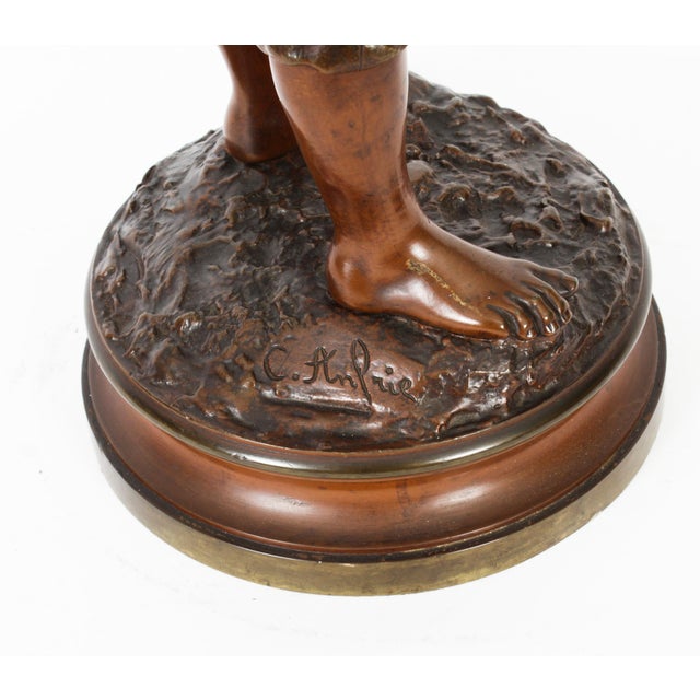 Antique Bronze Street Figure by Jose Cardona, Early 20th-Century For Sale - Image 17 of 18