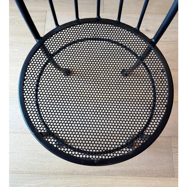 Metal Vintage Woodward Wrought Iron Cafe Chairs - Set of 2 For Sale - Image 7 of 18