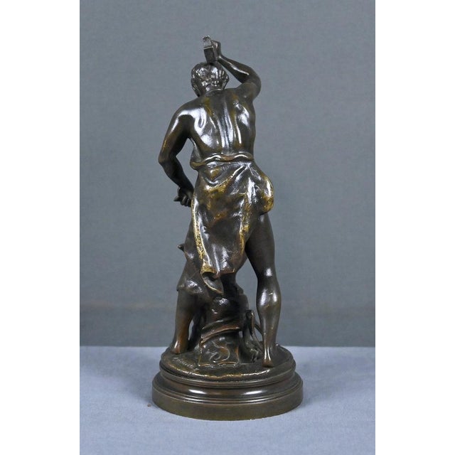 Gaudez, The Blacksmith, Late 19th Century, Bronze For Sale - Image 10 of 13