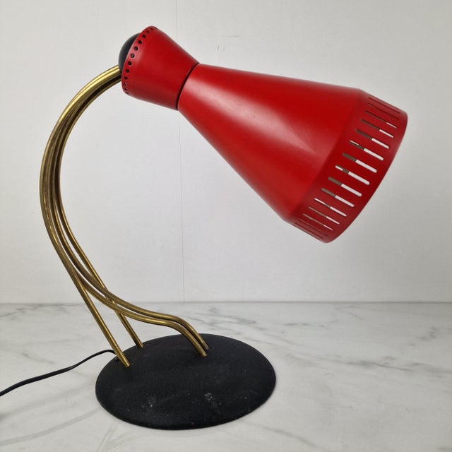 Adjustable Desk Lamp from Bag Turgi, Switzerland, 1950s For Sale - Image 9 of 18