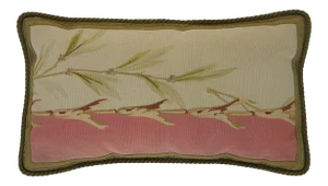 1860s Antique French Aubusson Tapesatry Pillow