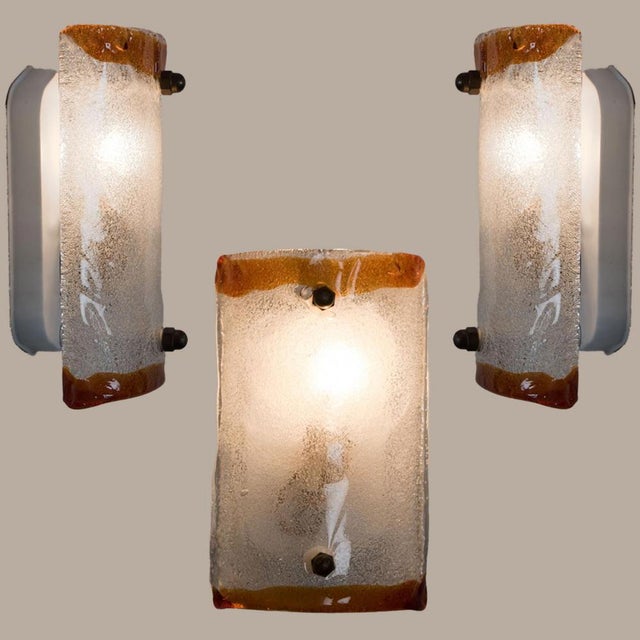 Rectangular Wall Light from Mazzega, 1960s For Sale - Image 10 of 12