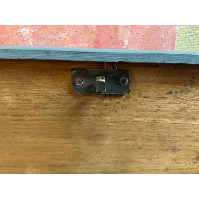 19th Century Blue Country Americana Blanket Chest For Sale - Image 9 of 12