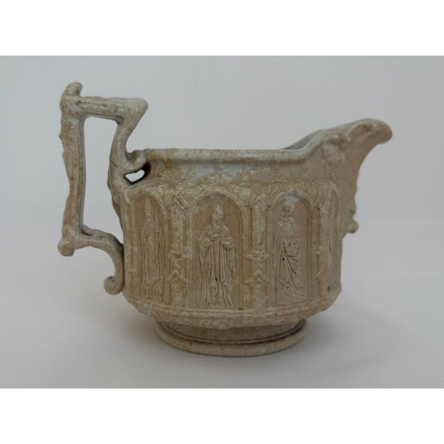 Antique Charles Meigh Apostle Jug, Gothic Revival Stoneware, England For Sale - Image 12 of 15