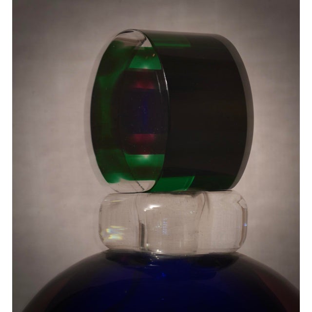 Mid-Century Modern Murano Glass Perfume Bottle, 1990 For Sale - Image 11 of 12
