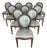 French Louis XVI Dining Chairs – Set of 10 For Sale