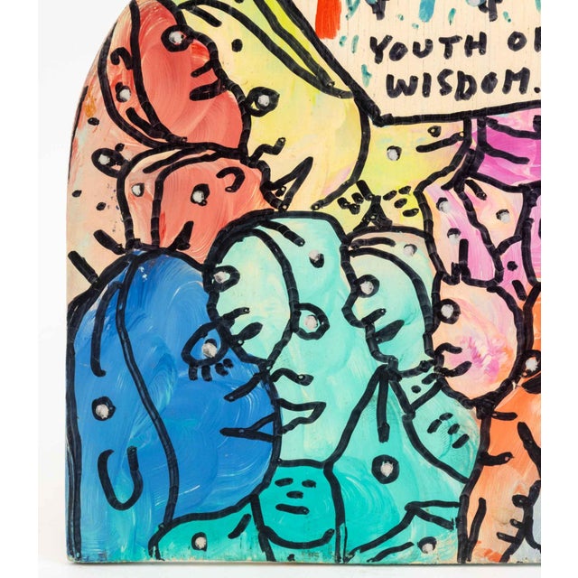 Howard Finster "A Witness of Jesus", 1991 For Sale - Image 4 of 7