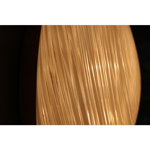 Gold Mid-Century Design Swirl Wall Lamp from Hillebrand, 1960s For Sale - Image 8 of 10