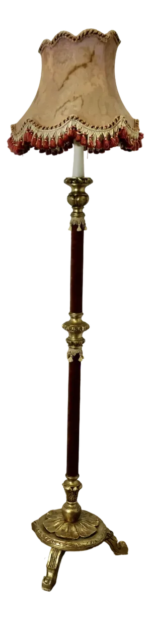 Small French Boudoir Floor Lamp, 1890s