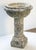 English Garden Stone Planter or Urn on Pedestal Stand in the Medieval Style For Sale - Image 4 of 11