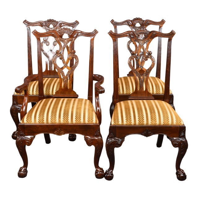 Henredon Rittenhouse Square Collection Mahogany Chippendale Dining