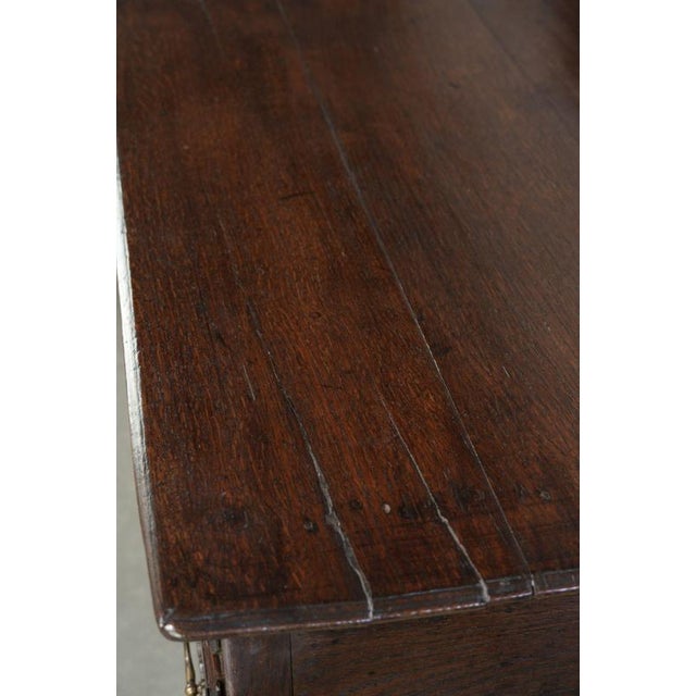 Brown 18th Century English Oak Lowboy For Sale - Image 8 of 12