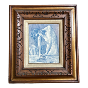 1970’s Expressionist Pablo Picasso Blue Period “Woman Ironing” Print