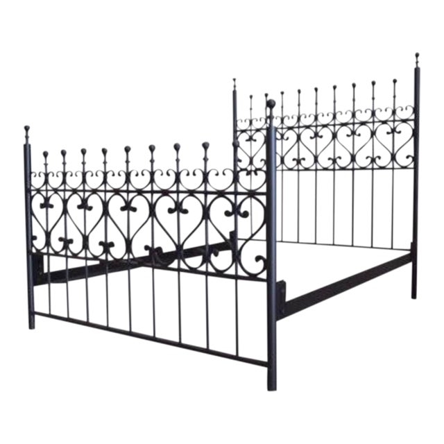 Hand Wrought California King Iron Bed Chairish