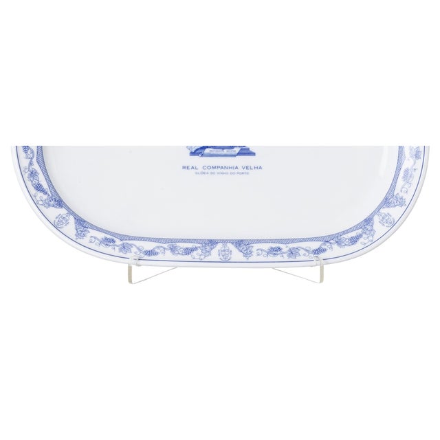 Porcelain Royal Old Company Serving Dish from Vista Alegre For Sale - Image 5 of 8