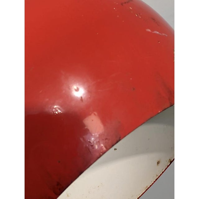 Red Topan VP6 Ball Pendant Lamp by Verner Panton, 1960s For Sale - Image 8 of 18