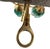 56.68 CTW Vintage Style Emerald & Diamond 18k Yellow Gold Earrings, A Pair For Sale - Image 4 of 4