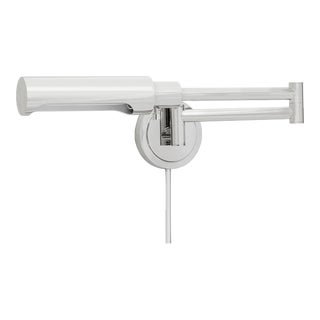 Regina Andrew Noble Swing Arm Task Sconce, Polished Nickel For Sale