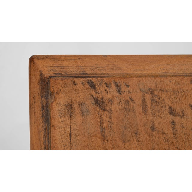 19th Century French Wooden Drapers Table For Sale - Image 13 of 18