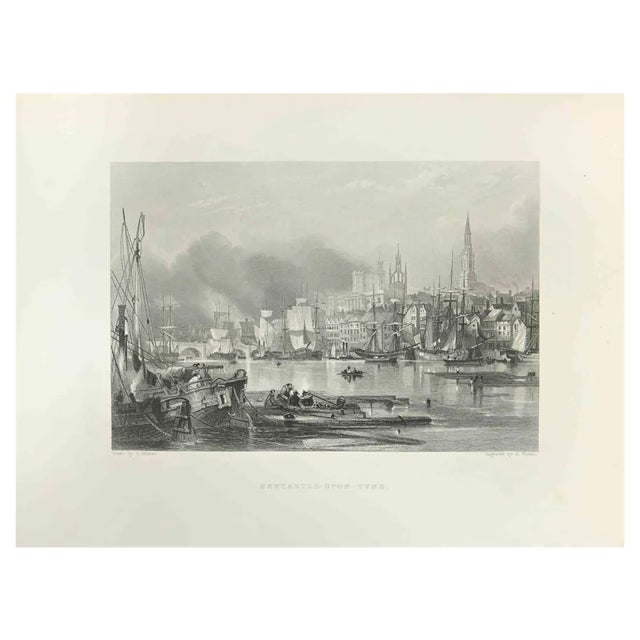 Edward Frencis Finden, Newcastle-upon-Tyne, Engraving, 1845 For Sale