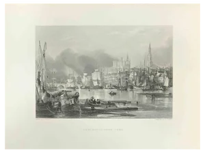 Edward Frencis Finden, Newcastle-upon-Tyne, Engraving, 1845