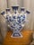 Chinoiserie Blue & White Chonoiserie Tulip Vase For Sale - Image 3 of 4