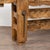 ​​​​​​​19th Century Rustic French Carpenter's Workbench Wine Rack Console Table For Sale - Image 9 of 14
