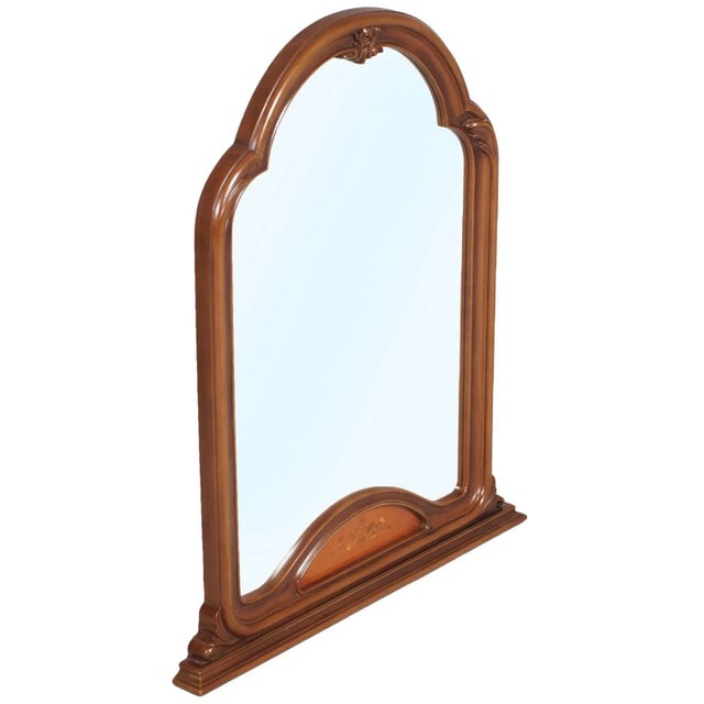 Brown Art Deco Italian Gothic Wall Mirror, 1930s For Sale - Image 8 of 8