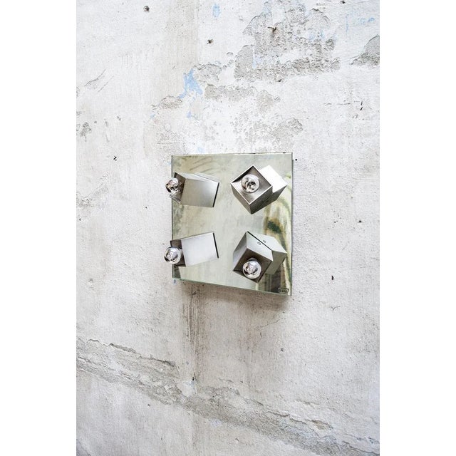 Italian Aluminum Ceiling Light, 1970s For Sale - Image 3 of 7