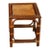 Handmade Rattan, Bamboo and Wooden Plant Stand - Vintage For Sale